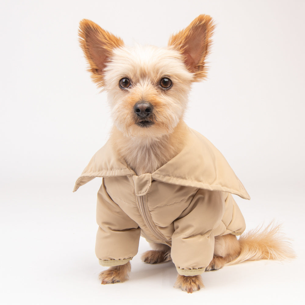Puppia Sailor Collar Harness Jumper Beige - Premium Hondenkleding > hondenjas from Puppia - Just €50! Shop now at Frenkiezdogshop