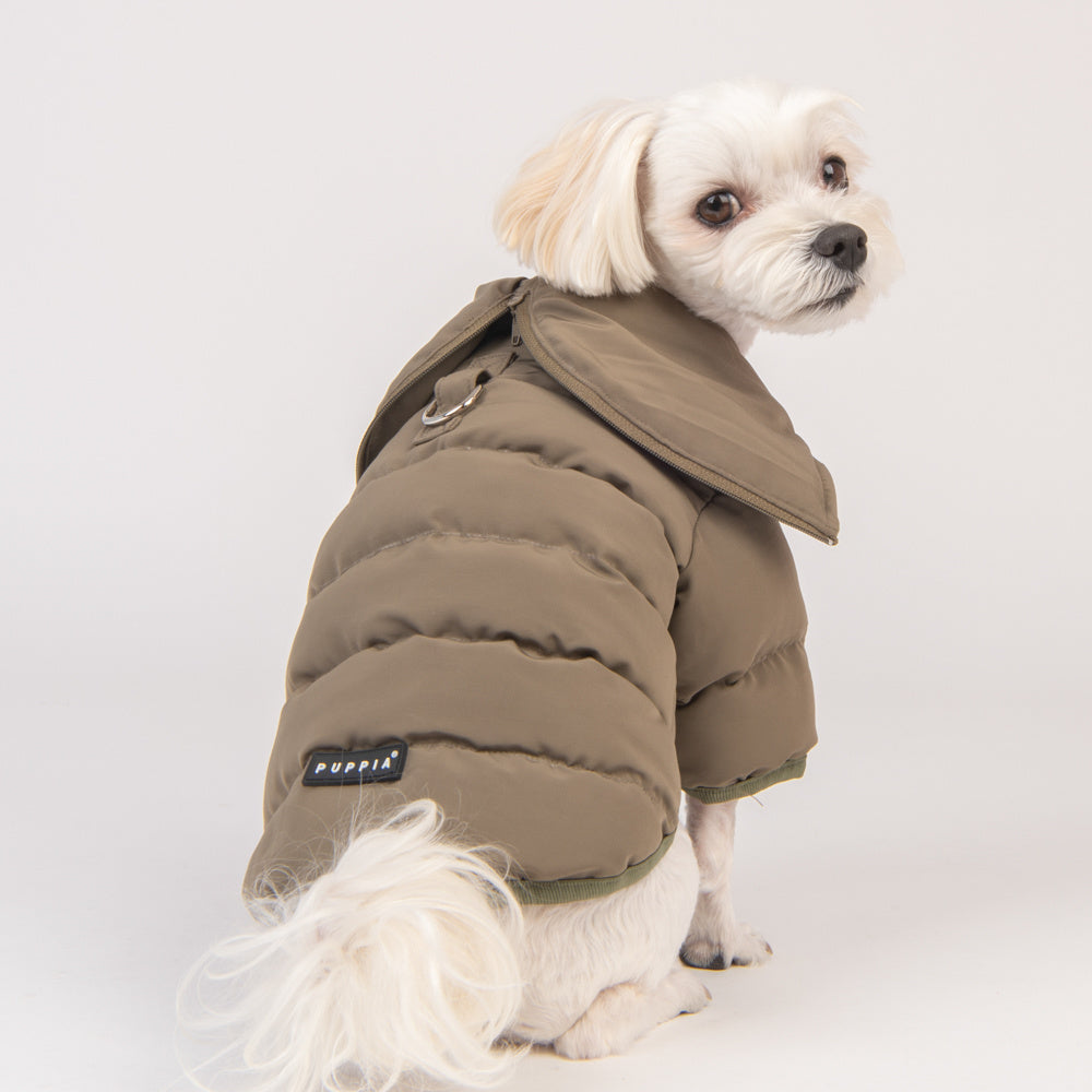 Puppia Sailor Collar Harness Jumper Khaki - Premium Hondenkleding > hondenjas from Puppia - Just €50! Shop now at Frenkiezdogshop