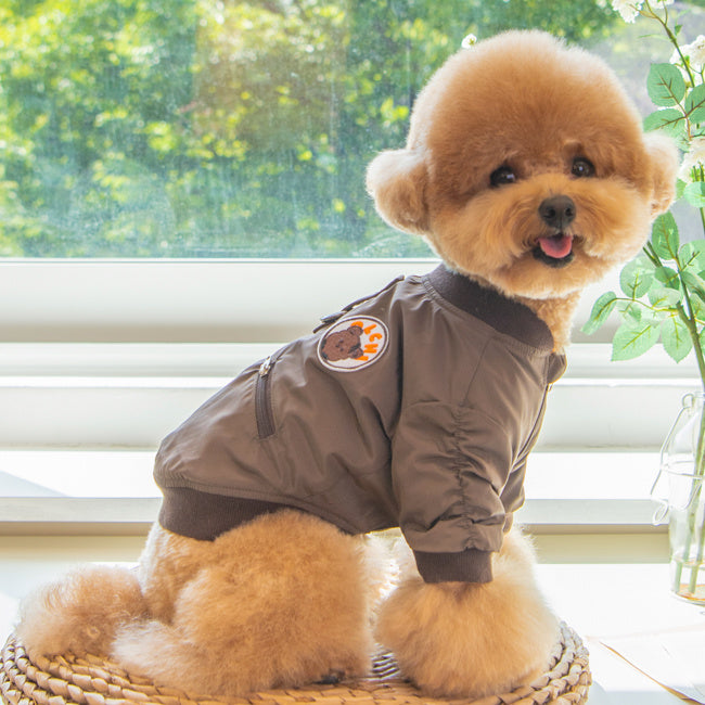 Olchi Scouts Jacket Harness Brown - Premium Hondenkleding > hondenjas from Olchi - Just €50! Shop now at Frenkiezdogshop