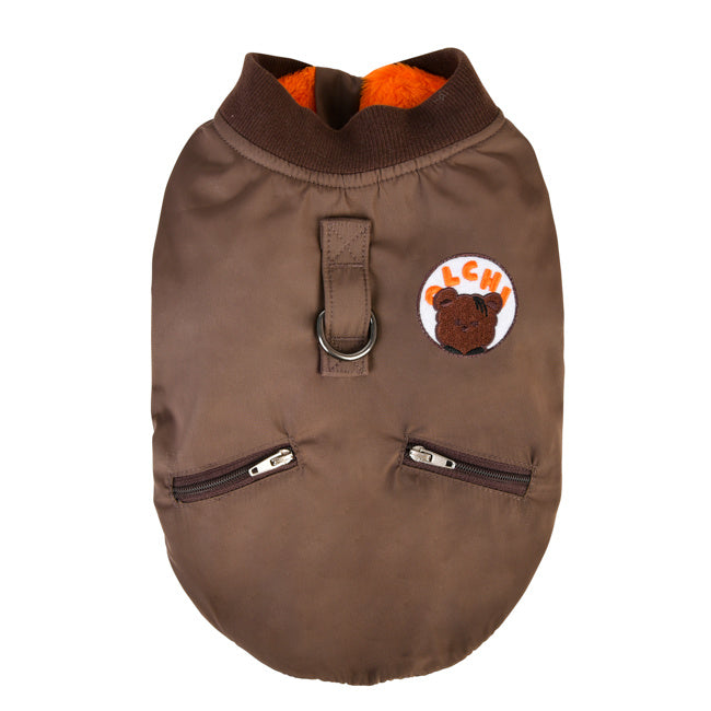 Olchi Scouts Jacket Harness Brown - Premium Hondenkleding > hondenjas from Olchi - Just €50! Shop now at Frenkiezdogshop