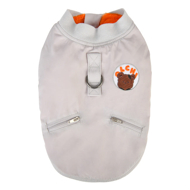 Olchi Scouts Jacket Harness Grey - Premium Hondenkleding > hondenjas from Olchi - Just €50! Shop now at Frenkiezdogshop