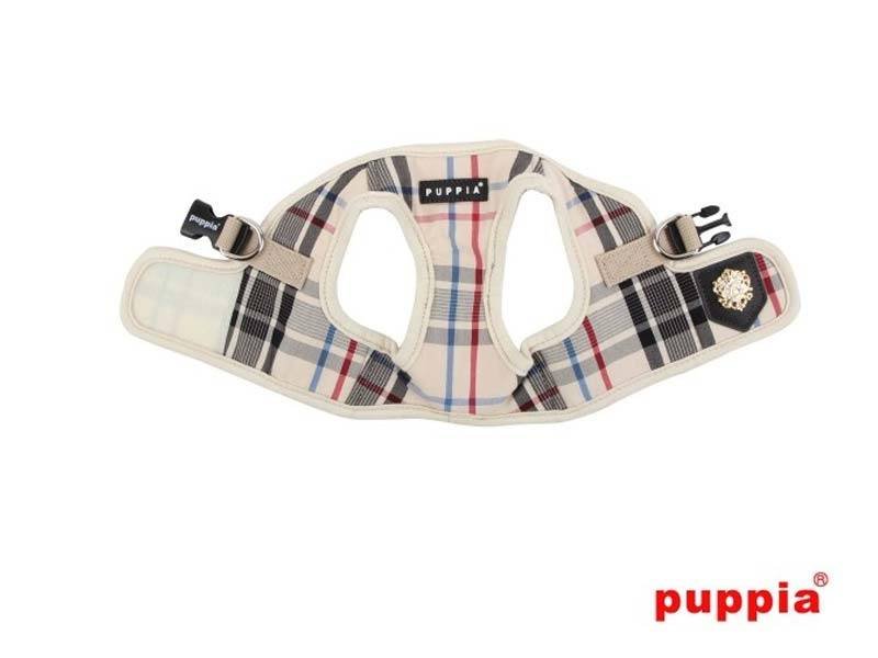 Puppia Junior Vest Harness model B beige hondentuig > honden harnas > model B X - Small