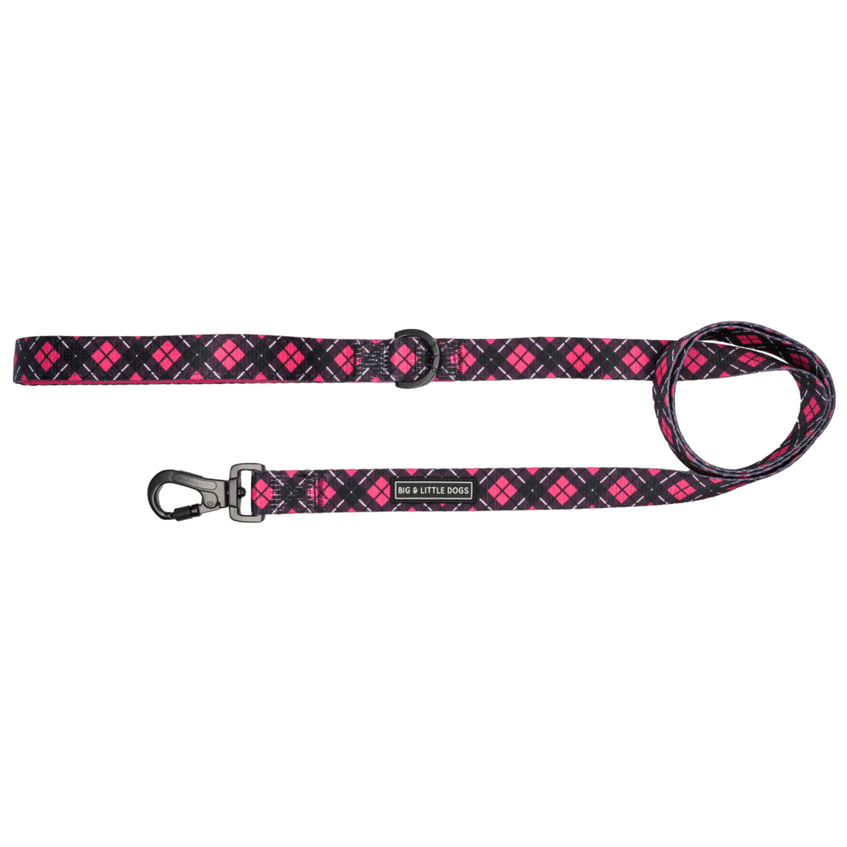 Big and Little Dogs Lijn Her Plaid hondenriem > hondenlijn 1,5 cm breed