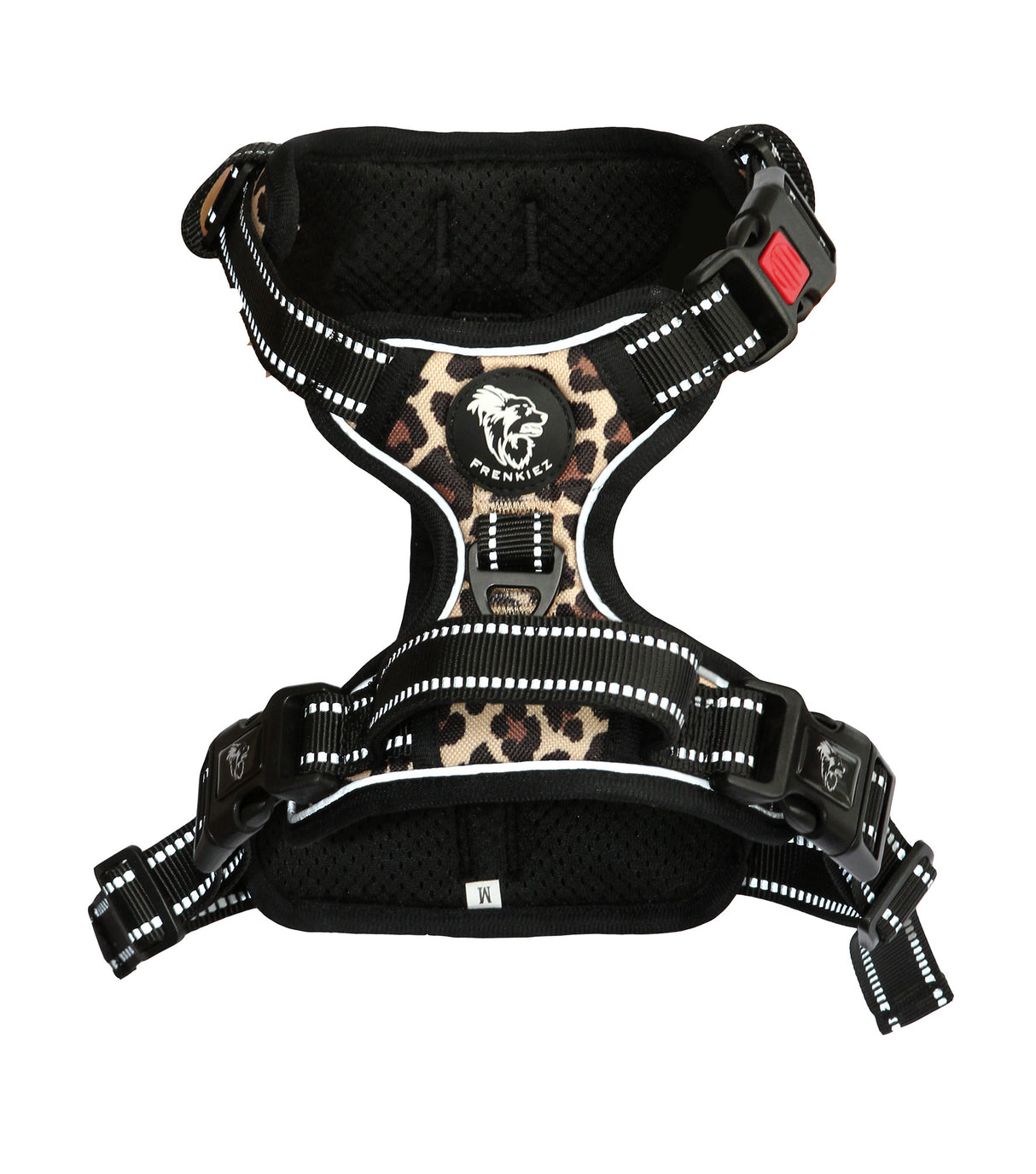 Frenkiez reflective Y tuig no pull dogharness Light leopard XL - Premium hondentuig > honden harnas from Frenkiez - Just €23.99! Shop now at Frenkiezdogshop