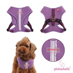 Pinkaholic Vera Snugfit Harness purple hondentuig > honden harnas > overige modellen Medium
