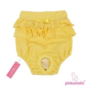 Pinkaholic Peeps Ary Panty Yellow (2 pack) ( SMALL) - Premium Loopsheidbroekje > Periodebroekje from Pinkaholic - Just €10! Shop now at Frenkiezdogshop
