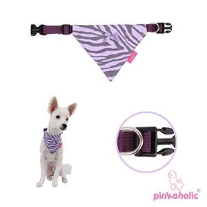 Pinkaholic Leo Bandana Violet Hondenkleding > bandana Small