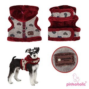 Pinkaholic Gallant Pinka Harness ML brown hondentuig > honden harnas > model B Small