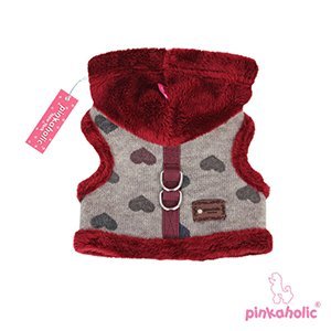 Pinkaholic Gallant Pinka Harness ML brown hondentuig > honden harnas > model B Small
