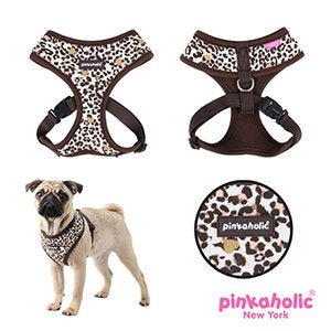 Pinkaholic Leo Harness brown - Premium hondentuig > honden harnas from Pinkaholic - Just €19.99! Shop now at Frenkiezdogshop