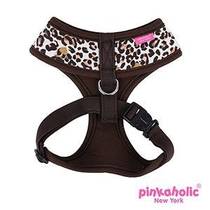 Pinkaholic Leo Harness brown hondentuig > honden harnas > model A Small