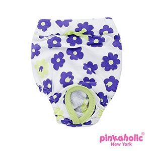 Pinkaholic Petunias Sanitary Lime ( SMALL ) Loopsheidbroekje > Periodebroekje Small