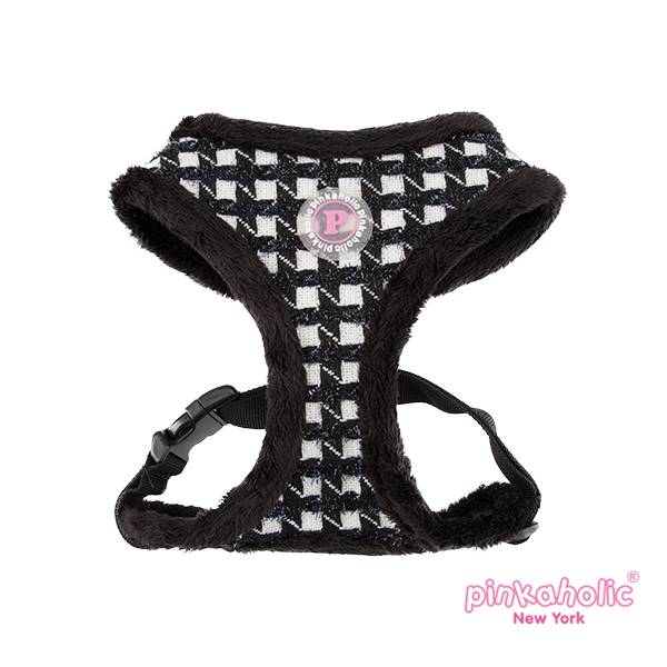 Pinkaholic Cosmo Harness black ( ALLEEN MAAT SMALL ) hondentuig > honden harnas > model A Small