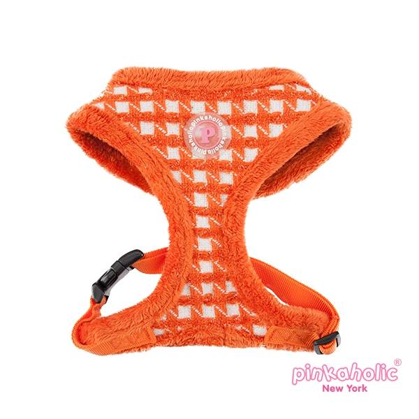 Pinkaholic Cosmo Harness orange - Premium hondentuig > honden harnas from Pinkaholic - Just €20! Shop now at Frenkiezdogshop