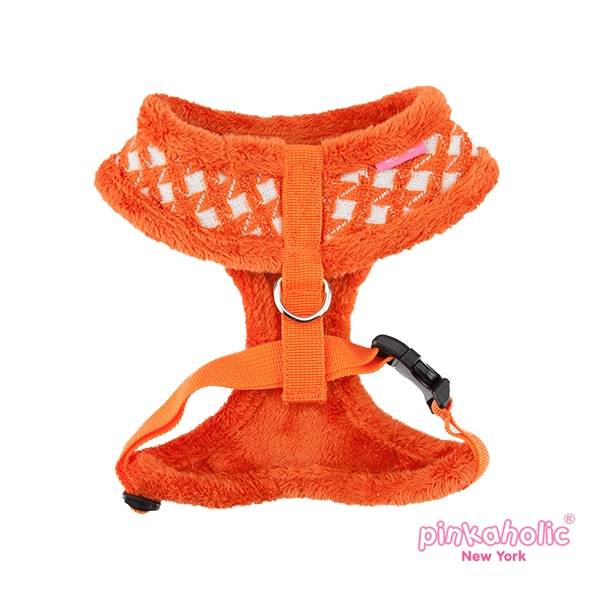 Pinkaholic Cosmo Harness orange hondentuig > honden harnas > model A Small