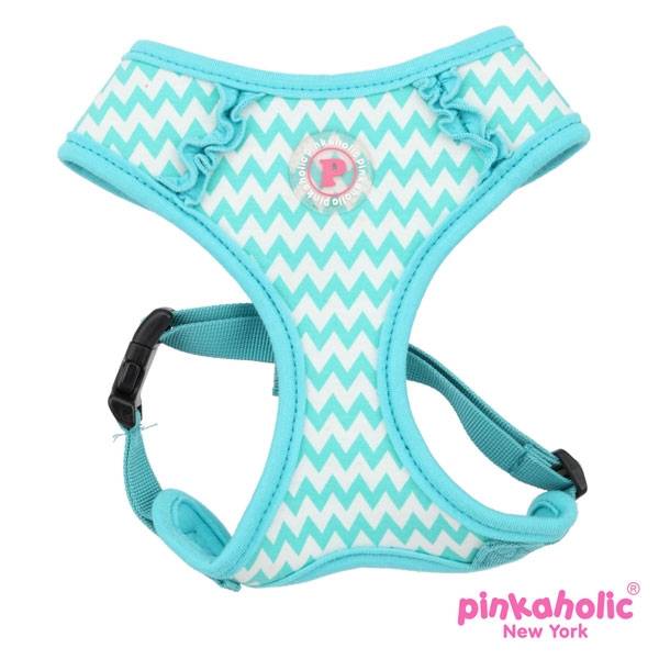 Pinkaholic Ziggy Harness Aqua - Premium hondentuig > honden harnas from Pinkaholic - Just €10! Shop now at Frenkiezdogshop