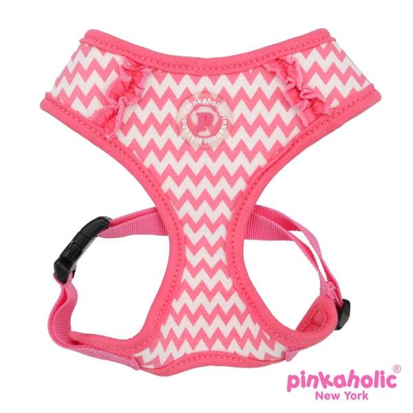 Pinkaholic Ziggy Harness Pink hondentuig > honden harnas > model A Small