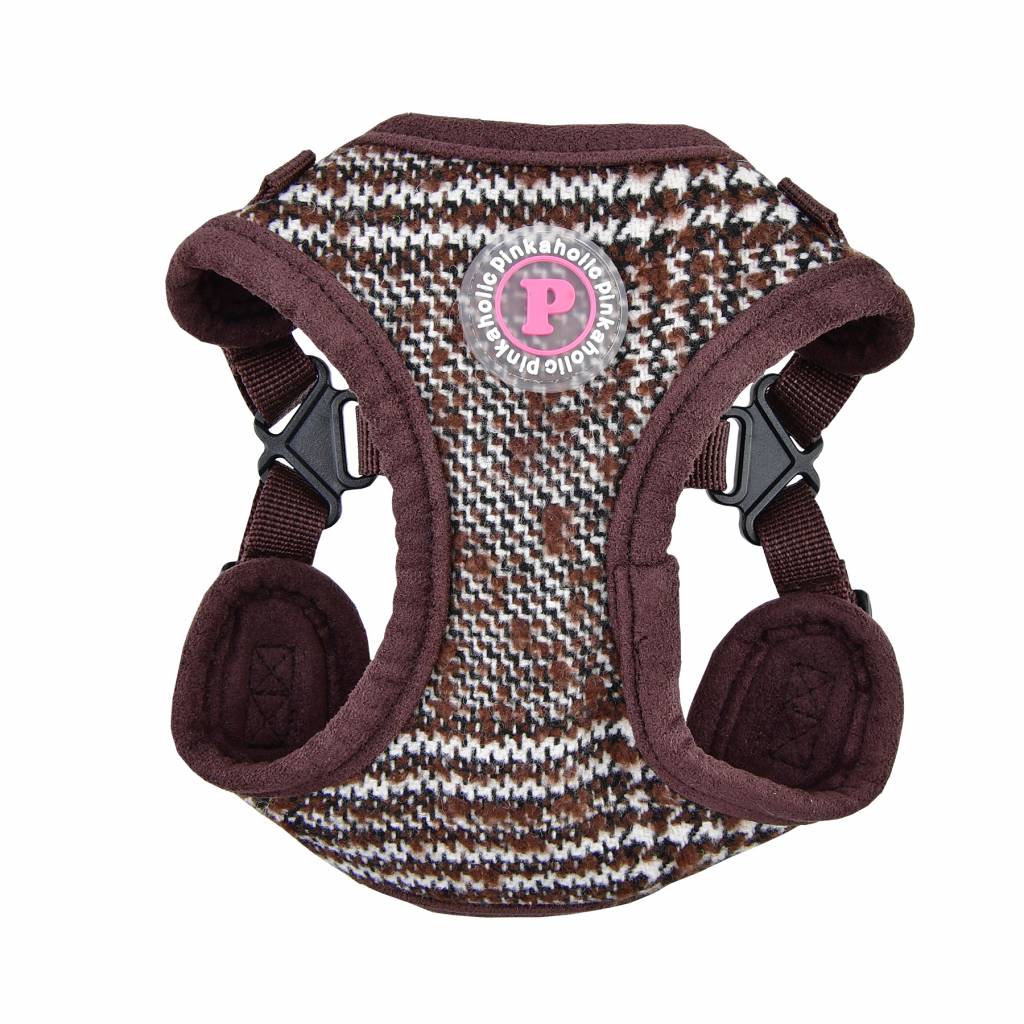 Pinkaholic Da Vinci Harness brown model C - Premium hondentuig > honden harnas from Pinkaholic - Just €20! Shop now at Frenkiezdogshop