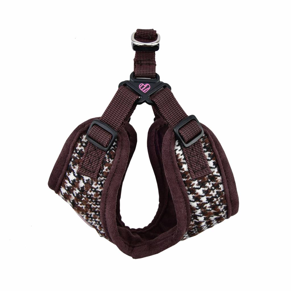 Pinkaholic Da Vinci Harness brown model C - Premium hondentuig > honden harnas from Pinkaholic - Just €20! Shop now at Frenkiezdogshop