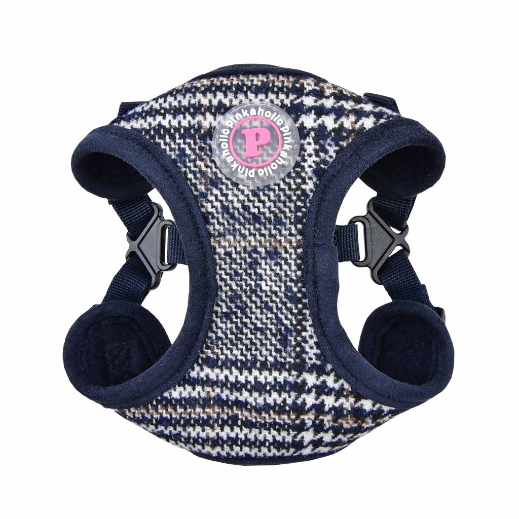 Pinkaholic Da Vinci Harness navy model C hondentuig > honden harnas > model C Small