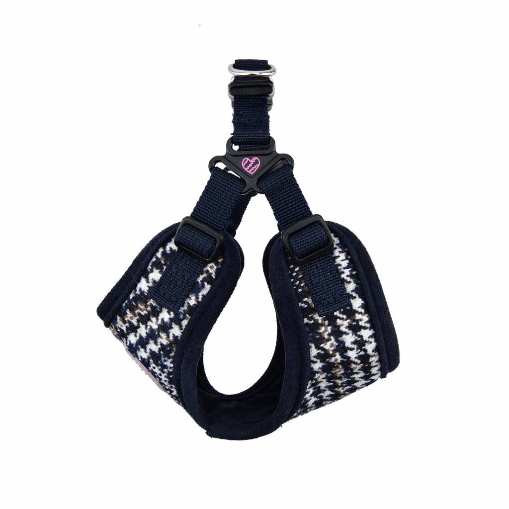Pinkaholic Da Vinci Harness navy model C hondentuig > honden harnas > model C Small