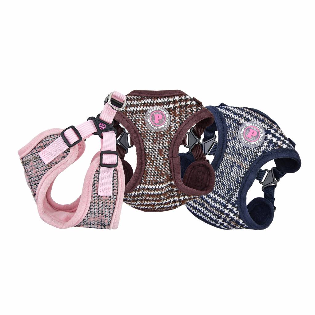Pinkaholic Da Vinci Harness navy model C hondentuig > honden harnas > model C Small