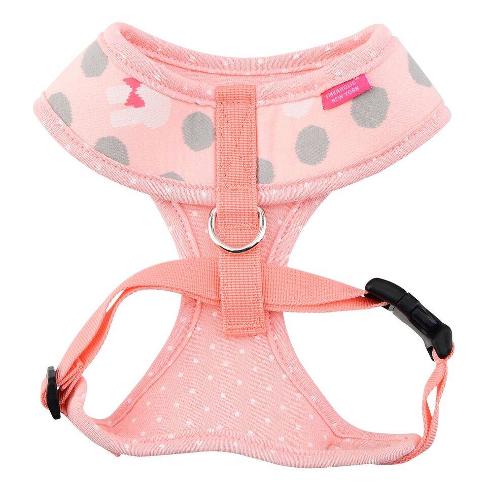 Pinkaholic Lapine Harness Indian Pink ( L ) hondentuig > honden harnas > model A Medium