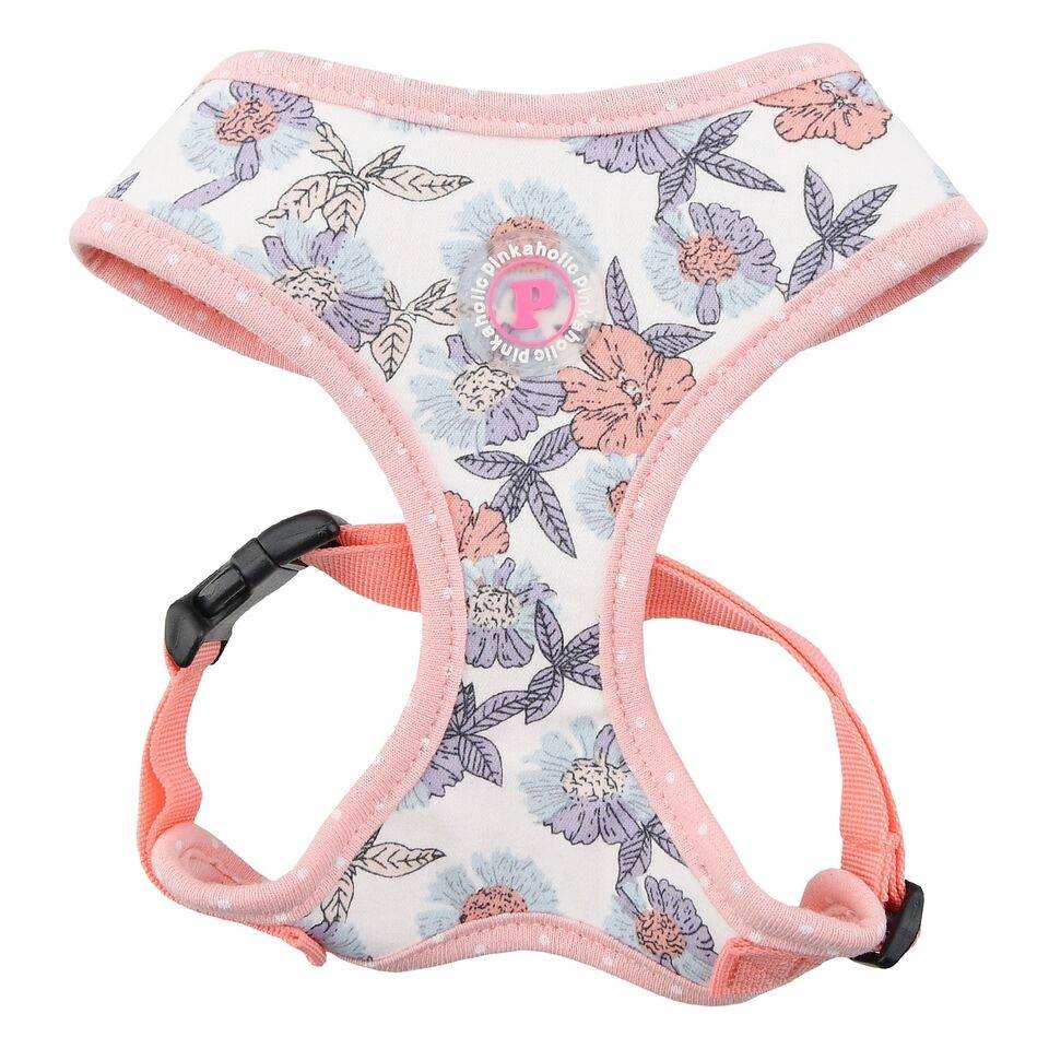 Pinkaholic Zinnia Harness Ivory ( Medium & Large ) - Premium hondentuig > honden harnas from Pinkaholic - Just €10! Shop now at Frenkiezdogshop