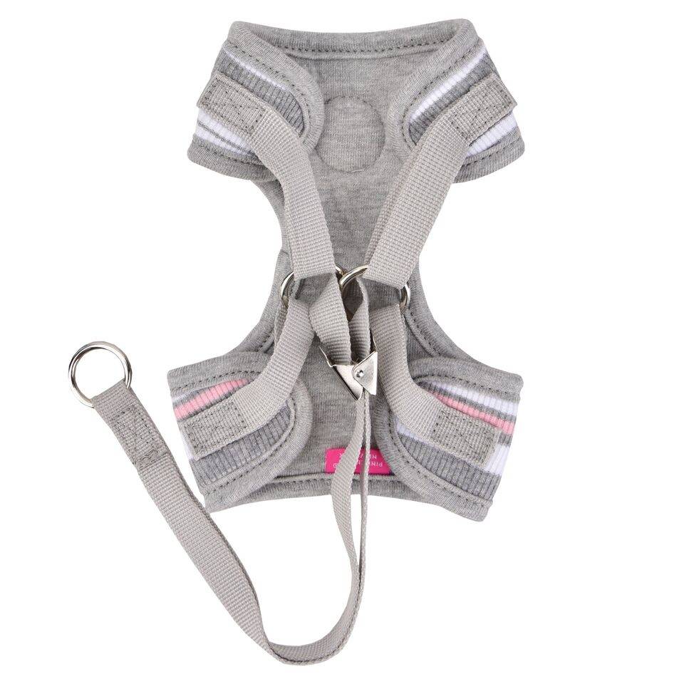 Pinkaholic Cara Harness C ML Grey hondentuig > honden harnas > model C Small