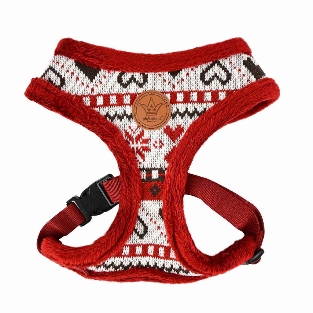 Pinkaholic Joy Harness wine ( small ) - Premium hondentuig > honden harnas from Pinkaholic - Just €20! Shop now at Frenkiezdogshop