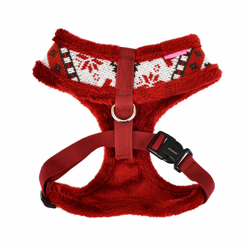 Pinkaholic Joy Harness wine ( small ) - Premium hondentuig > honden harnas from Pinkaholic - Just €20! Shop now at Frenkiezdogshop