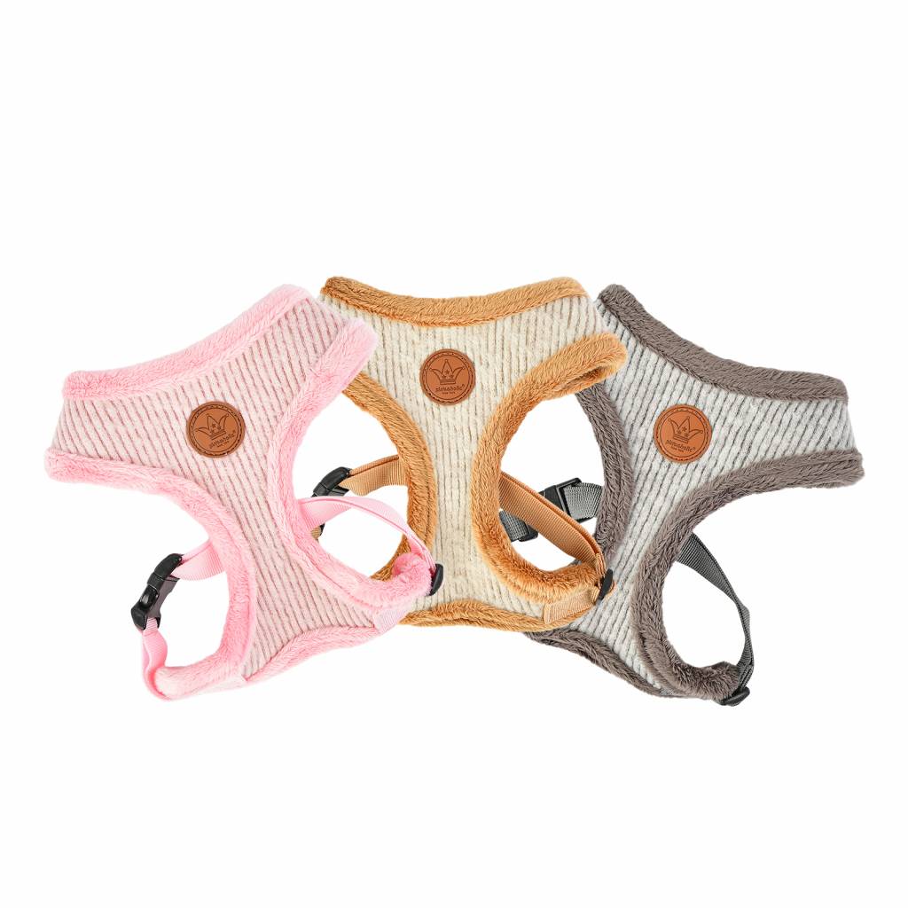 Pinkaholic Zuri Harness grey ( small ) - Premium hondentuig > honden harnas from Pinkaholic - Just €20! Shop now at Frenkiezdogshop
