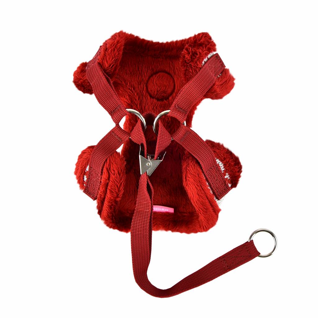 Pinkaholic Joy Harness wine model C hondentuig > honden harnas > model C Small