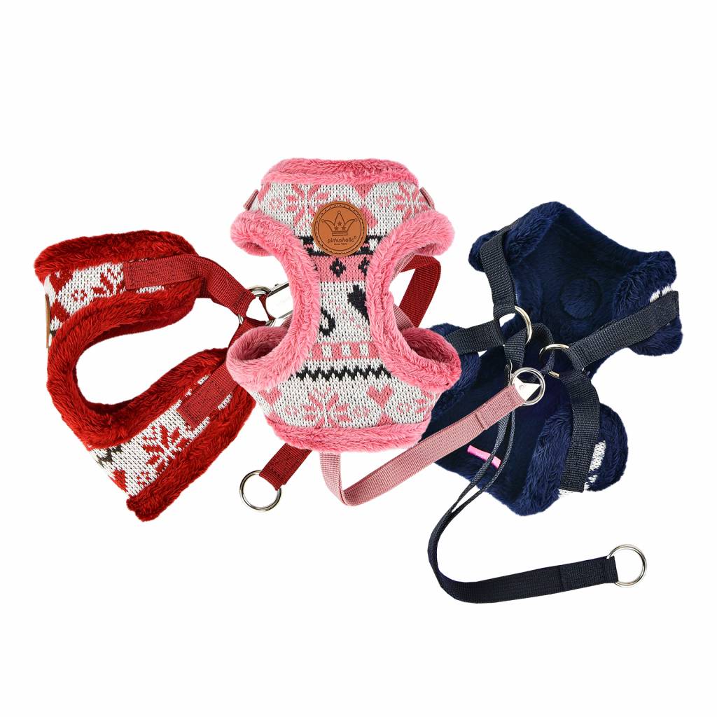Pinkaholic Joy Harness indian pink model C - Premium hondentuig > honden harnas from Pinkaholic - Just €20! Shop now at Frenkiezdogshop