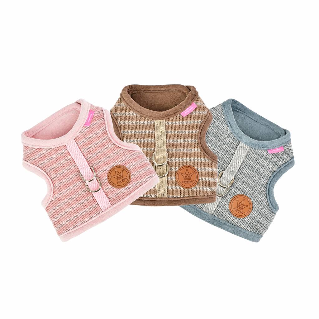 Pinkaholic Elicia Harness Pinka beige hondentuig > honden harnas > model B Small