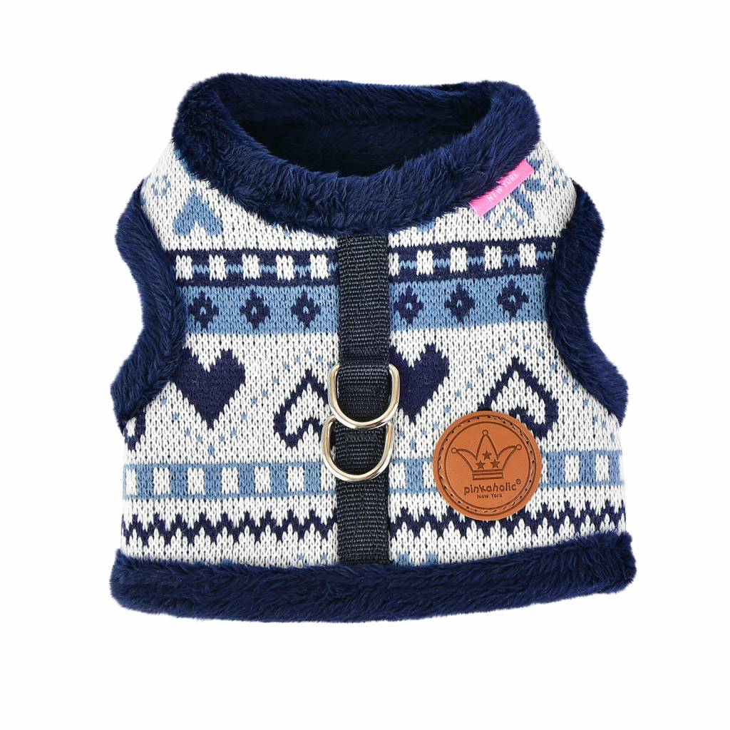 Pinkaholic Joy Harness Pinka navy - Premium hondentuig > honden harnas from Pinkaholic - Just €20! Shop now at Frenkiezdogshop