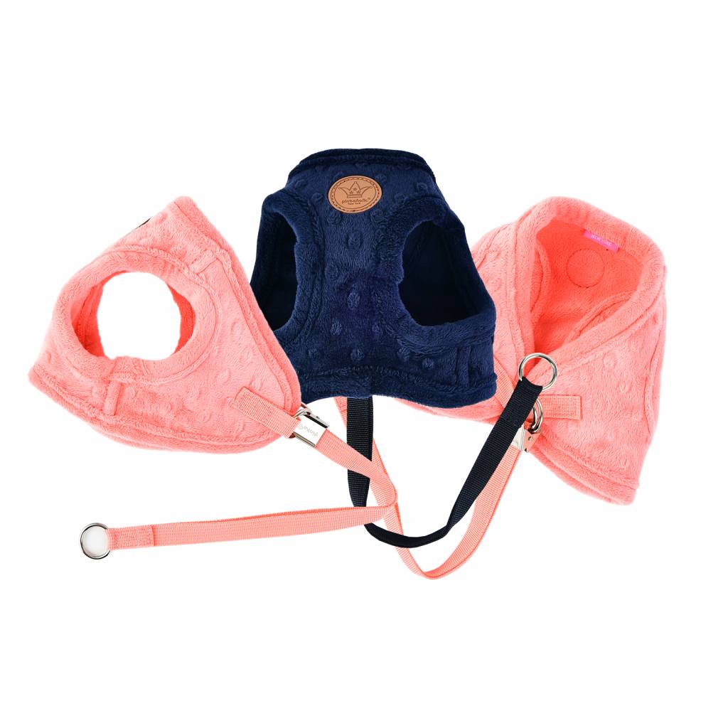 Pinkaholic Polina Harness Q navy - Premium hondentuig > honden harnas from Pinkaholic - Just €20! Shop now at Frenkiezdogshop