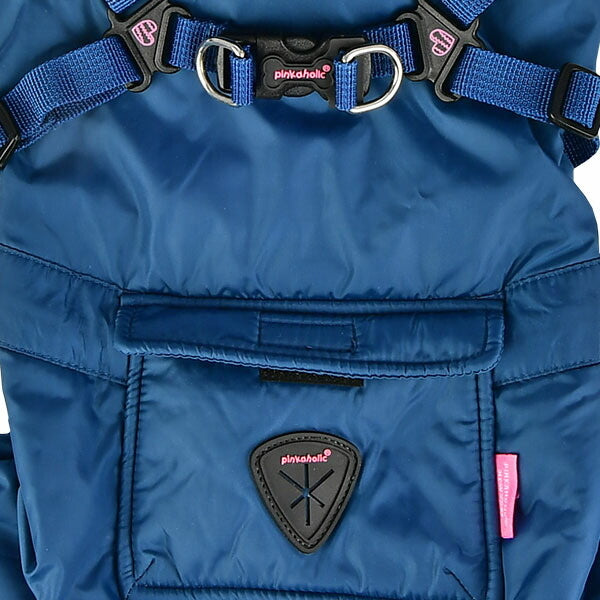 Pinkaholic Addie Jacket Harness Navy - Premium Hondenkleding > hondenjas from Pinkaholic - Just €25! Shop now at Frenkiezdogshop