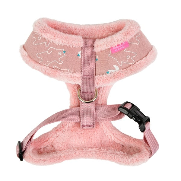 Pinkaholic Ursa Harness Indian Pink - Premium hondentuig > honden harnas from Pinkaholic - Just €20! Shop now at Frenkiezdogshop