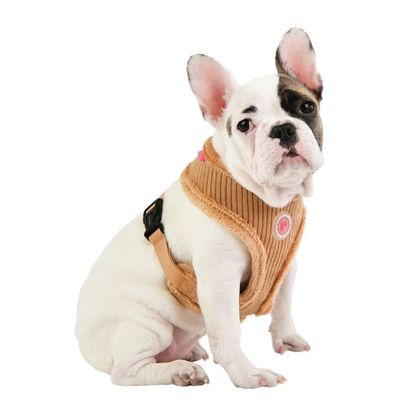 Pinkaholic Lucca Harness Beige - Premium hondentuig > honden harnas from Pinkaholic - Just €20! Shop now at Frenkiezdogshop