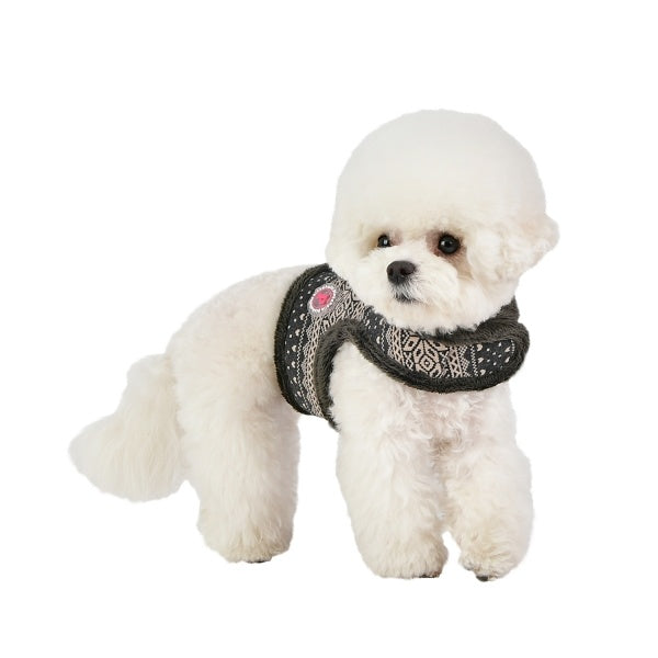 Pinkaholic Neige Pinka Harness Charcoal Grey - Premium hondentuig > honden harnas from Pinkaholic - Just €20! Shop now at Frenkiezdogshop