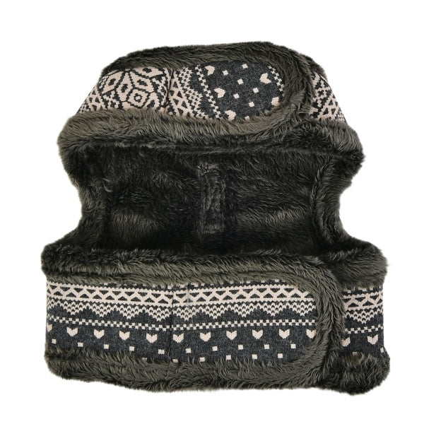 Pinkaholic Neige Pinka Harness Charcoal Grey - Premium hondentuig > honden harnas from Pinkaholic - Just €20! Shop now at Frenkiezdogshop