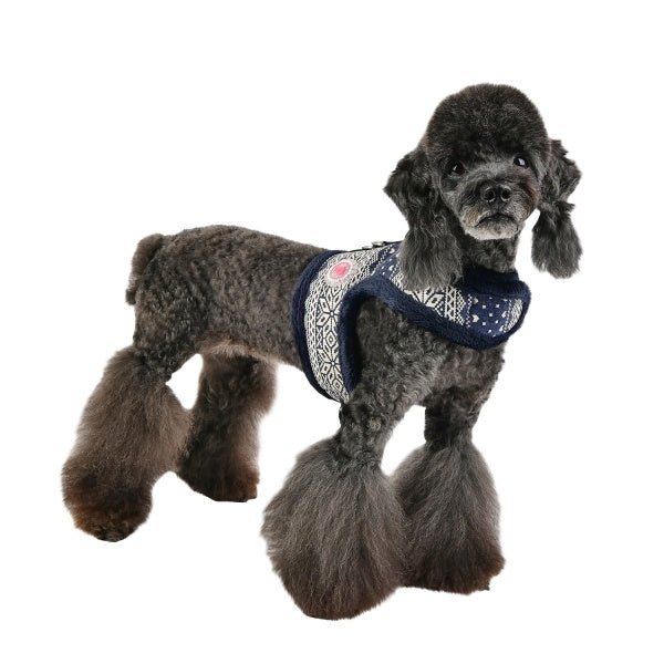 Pinkaholic Neige Pinka Harness Navy hondentuig > honden harnas > model B Small