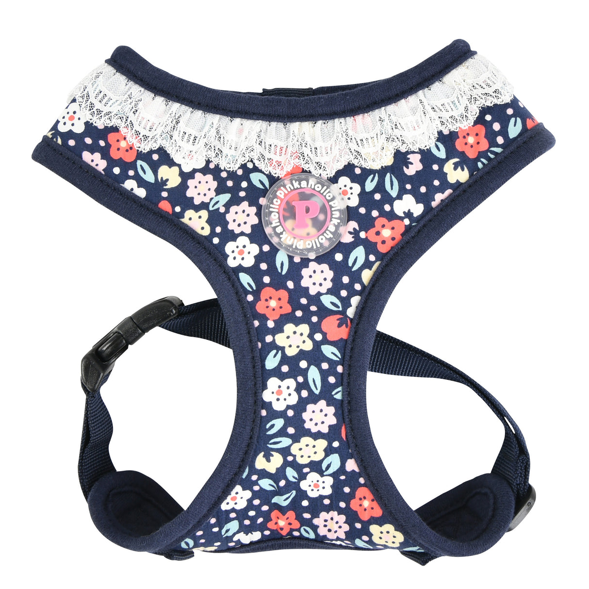 Pinkaholic Crocus harness Navy - Premium hondentuig > honden harnas from Pinkaholic - Just €20! Shop now at Frenkiezdogshop