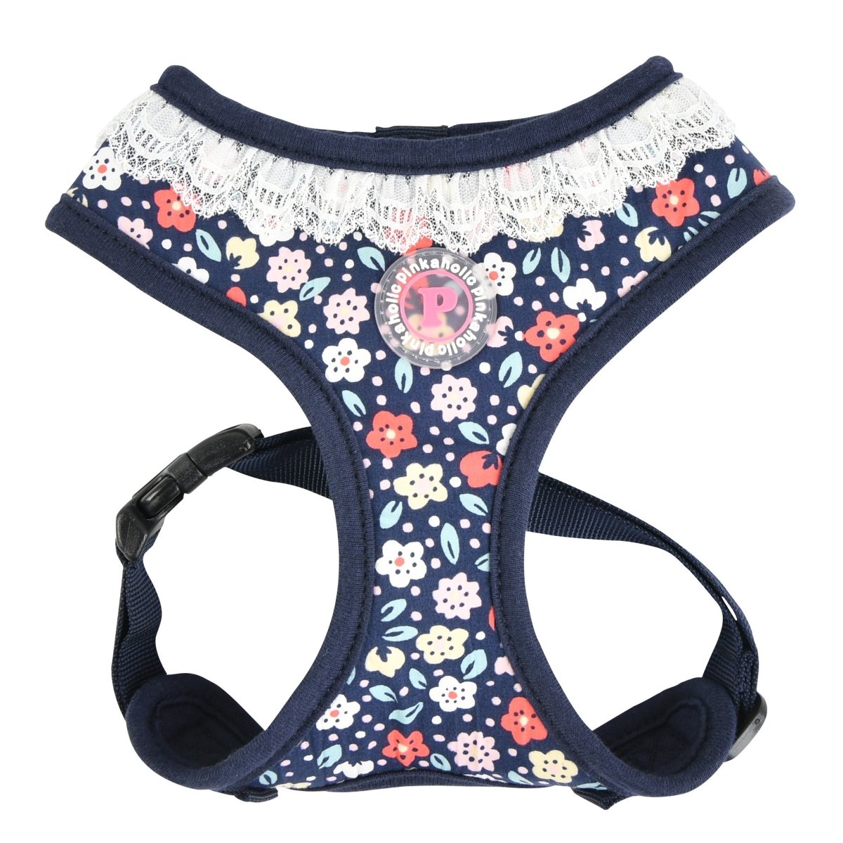 Pinkaholic Crocus harness Navy hondentuig > honden harnas > model A Small