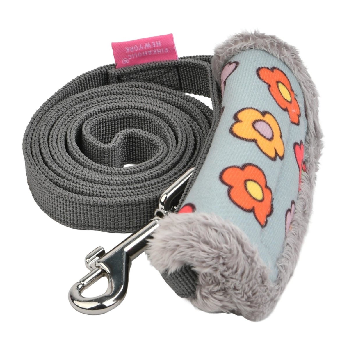 Pinkaholic Aconite Leash Grey hondenriem > hondenlijn Medium