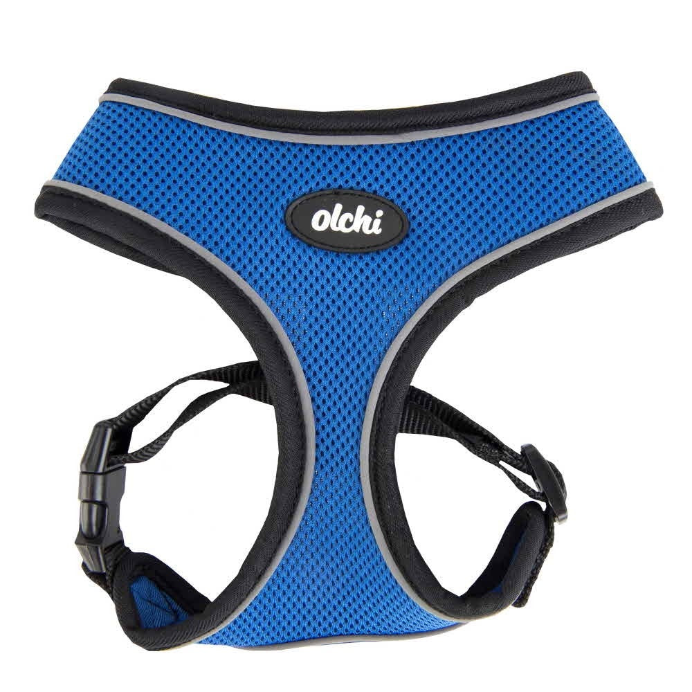 Olchi Combi Harness model A royalblue - Premium hondentuig > honden harnas from Olchi - Just €10! Shop now at Frenkiezdogshop