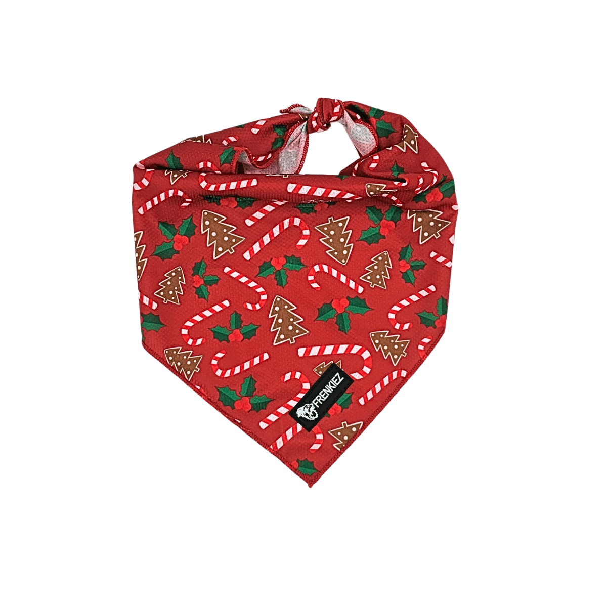 Frenkiez Christmas Bandana Red Christmas Hondenkleding > bandana Small