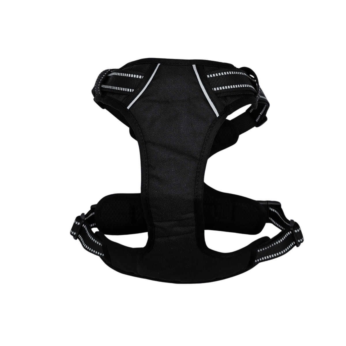 Frenkiez reflective basic dog harness Black hondentuig > honden harnas > Y tuigen Small