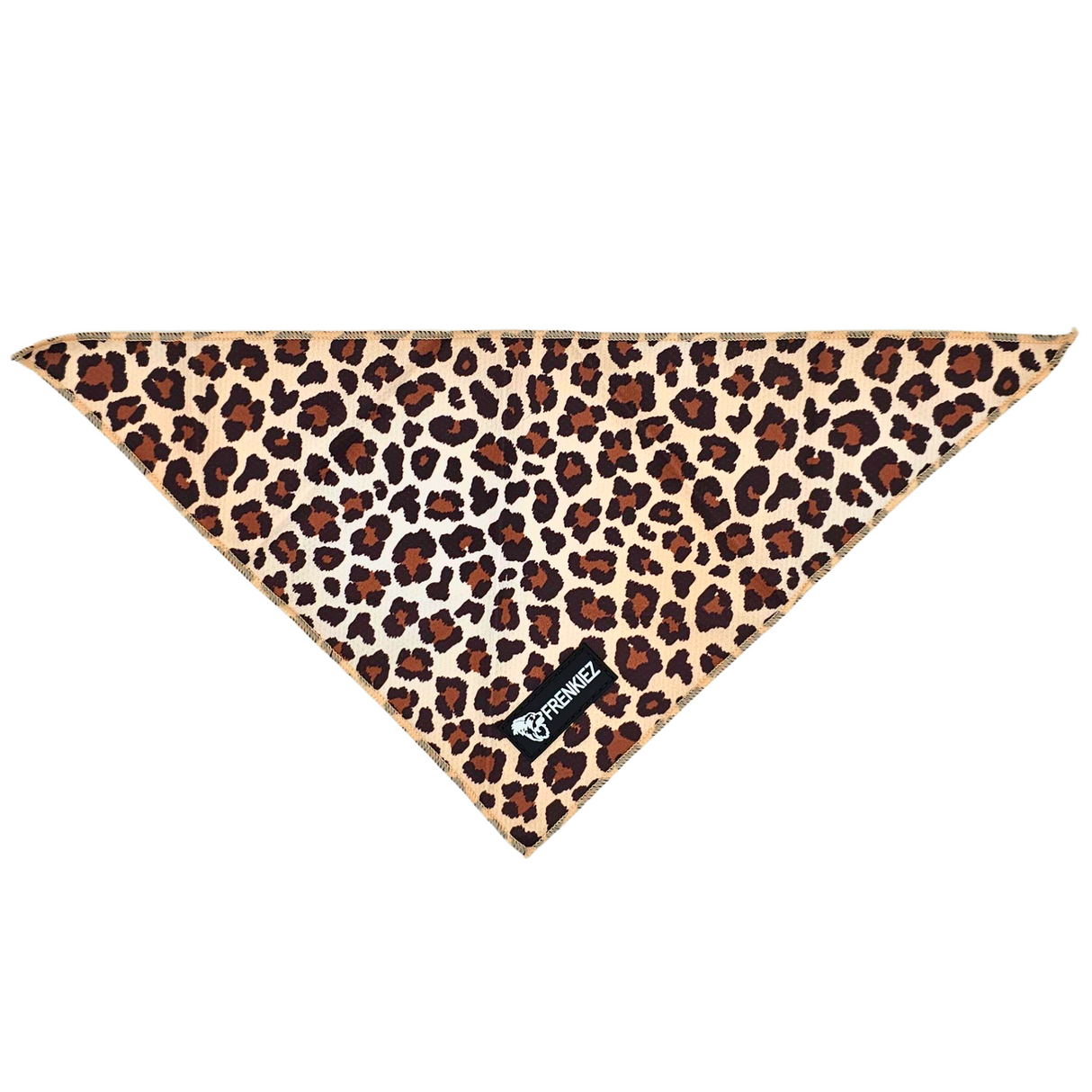 Frenkiez Cooling Bandana Brown Leopard - Premium Hondenkleding > bandana from Frenkiez - Just €7.99! Shop now at Frenkiezdogshop